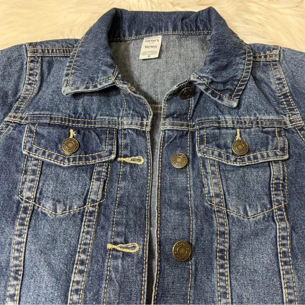 Carter’s Kid Denim Jacket Size 10/10A *New With Tags*
